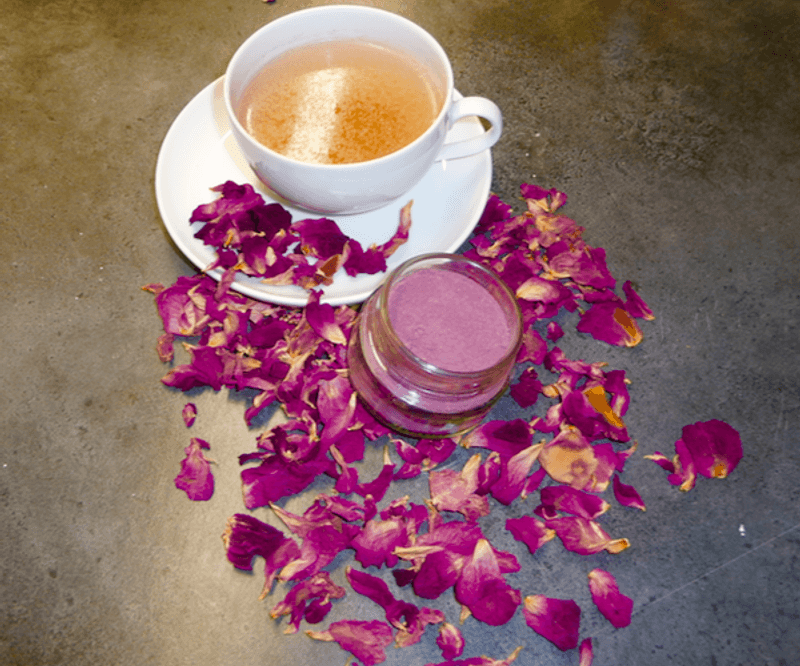 Arctic Rose Damask te