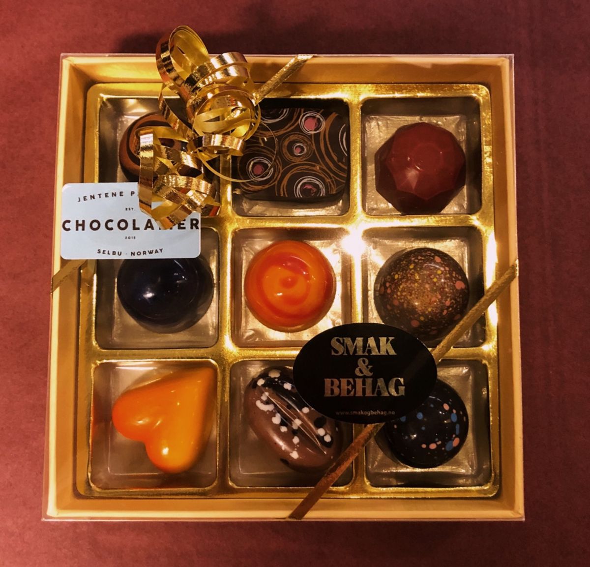 Norsk konfekt 9 roms ass. i eske