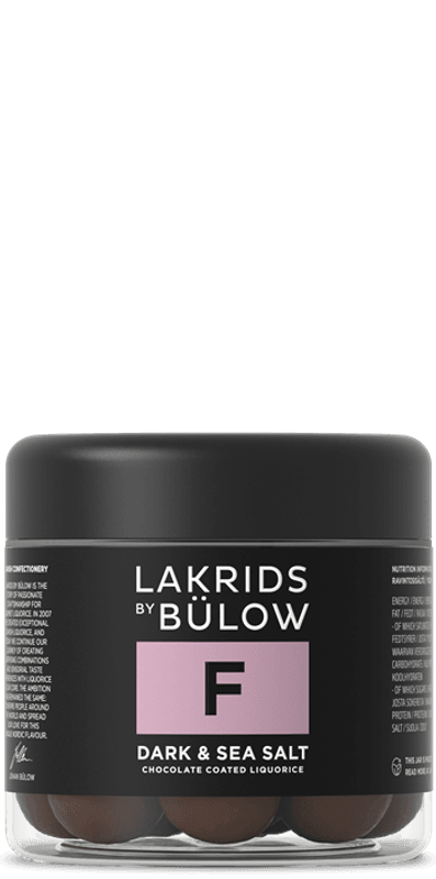 F  Dark & Sea Salt Lakrids By Johan Bûlow