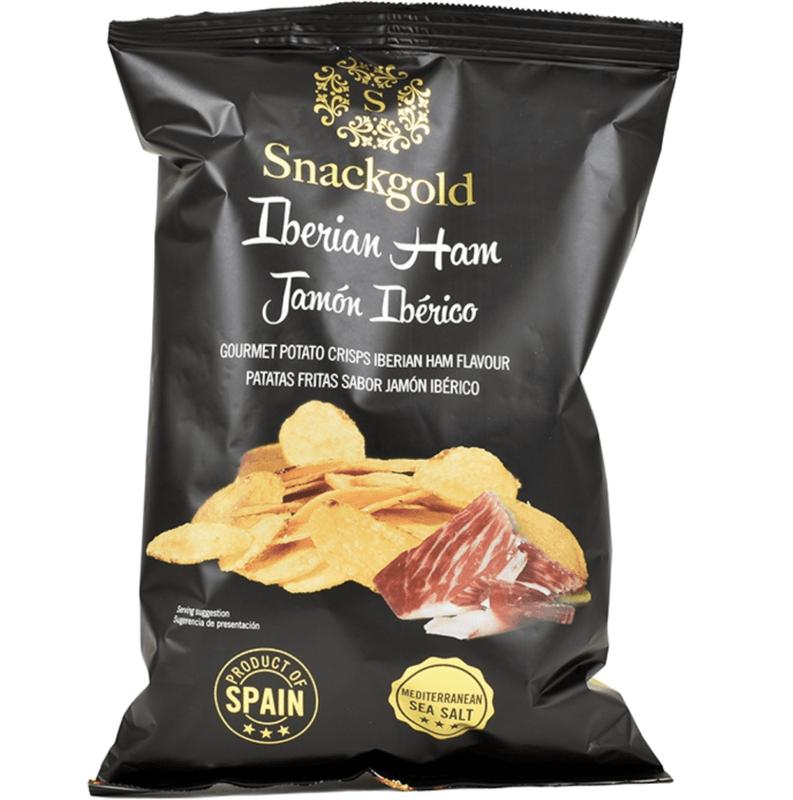 Gourmetchips med Iberico skinke 125g