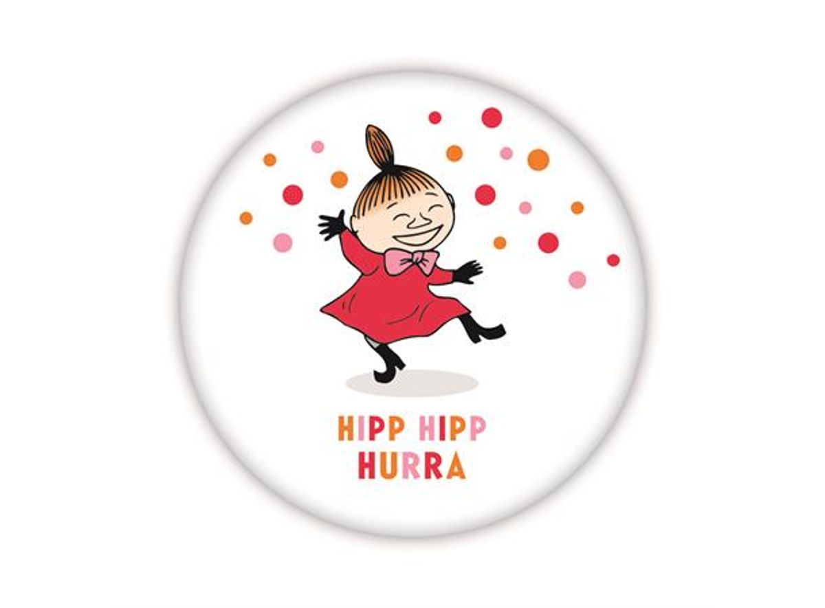 Magnet Mummi - Hipp hipp hurra 5,6 cm